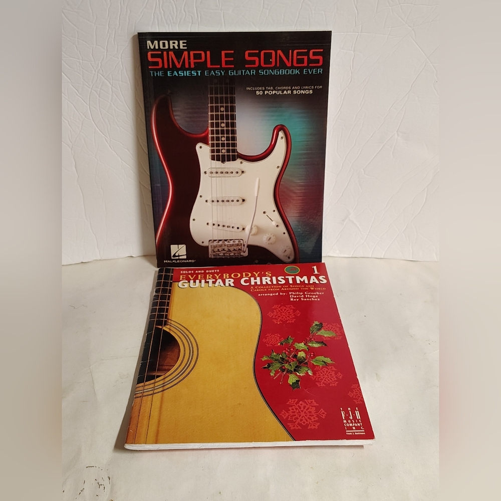 More Simple Songs Easiest Guitar Paperback Guitar Christmas Songs Set Of 2